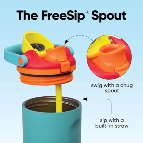 FreeSip Sway Stainless Steel Water Bottle 40 oz Summer Sweetness