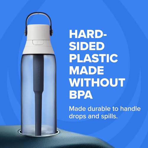 Hard Sided Plastic Premium Filtering Water Bottle