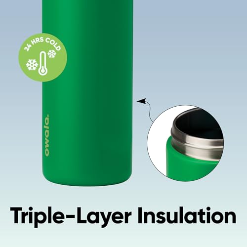 FreeSip Stainless Steel Water Bottle 24 oz Putting Green