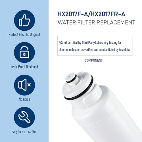 HX2017FR-A/HX2017F-A/HRF266N6CSE1 Water Filter, 1-Pack