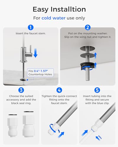 G2FCT Chrome Reverse Osmosis Water Filter Faucet