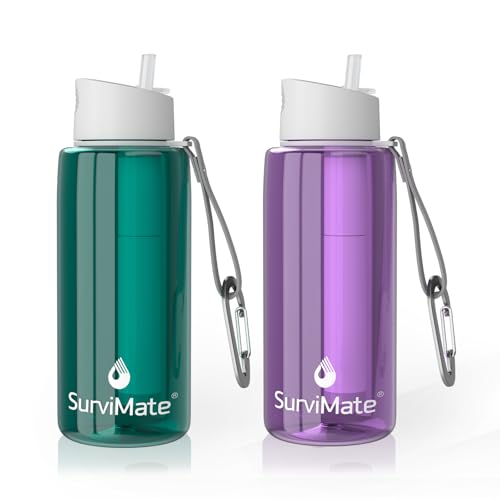 Purified Water Bottle for Camping (2 Count)