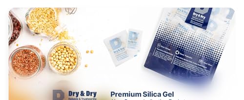 5 Gram [500 Packets] Orange Indicating Silica Gel Packets Desiccants Silica Packets