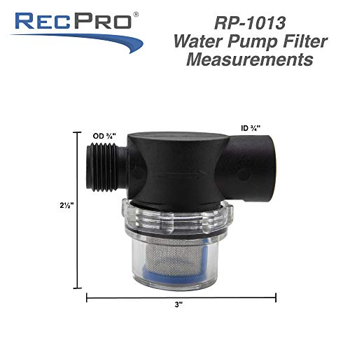 RV Replacement Water Pump Strainer