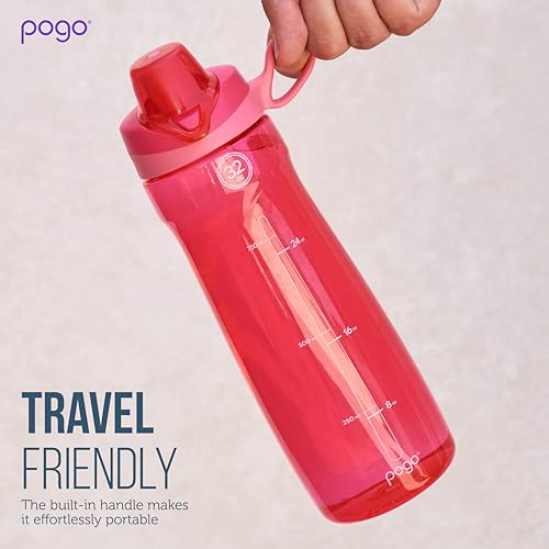 BPA Free Tritan Plastic Water Bottle with Chug Lid