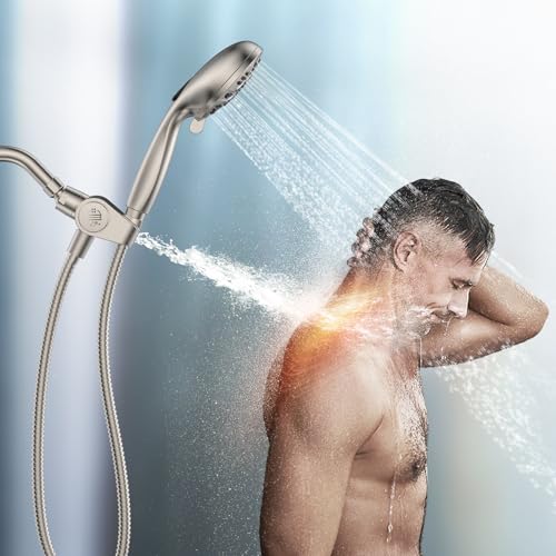 Filtered Shower Head with Handheld Combo Brushed Nickel