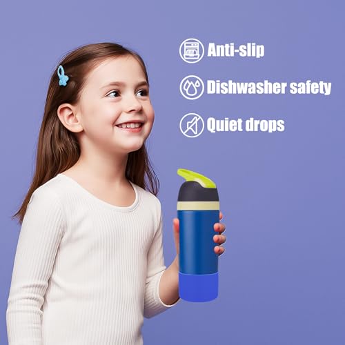2PCS Protective Boot Compatible with Owala Kids Water Bottle 16 oz &14 oz