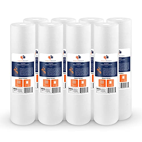 1 Micron 20 x 4.5 Sediment Water Filter Replacement Cartridge (8 Count)