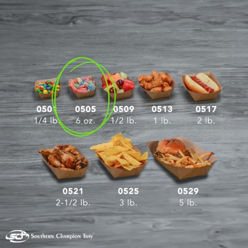 0505 #40 ECO Kraft Paperboard Food Tray