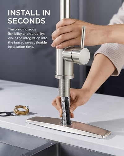Kitchen Faucet with Pull Down Sprayer
