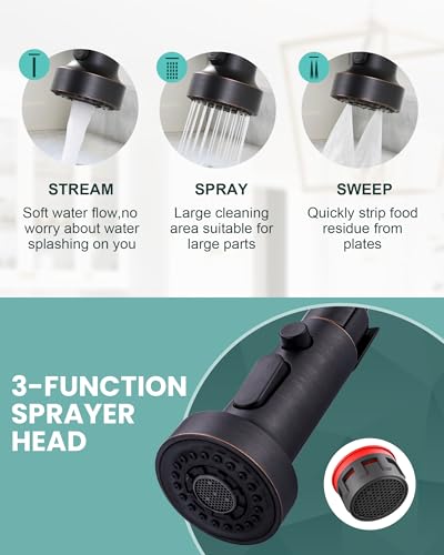 Kitchen Faucet with Pull Down Sprayer