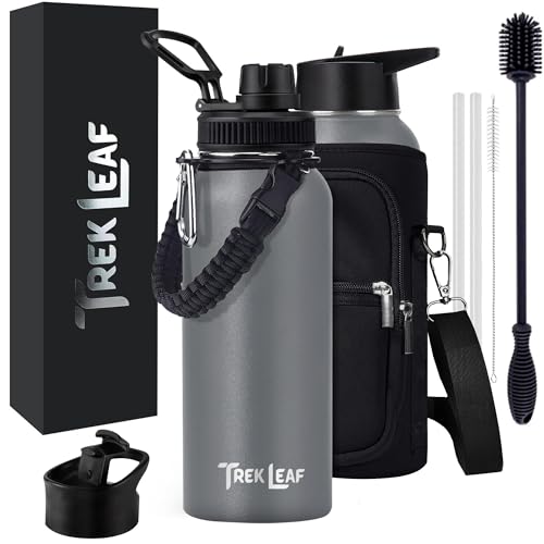 Travel Water Bottle with 3 Lids
