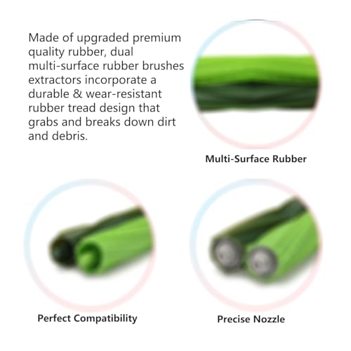 2 Set of Roller Brush & 10 Filters & 4 Mop Pads & 10 Side Brushes Replacement Parts Accessories Compatible with iRobot Roomba Combo J7 J7+ J9+ 10 Max Robot Vacuum Cleaner (28 Count)
