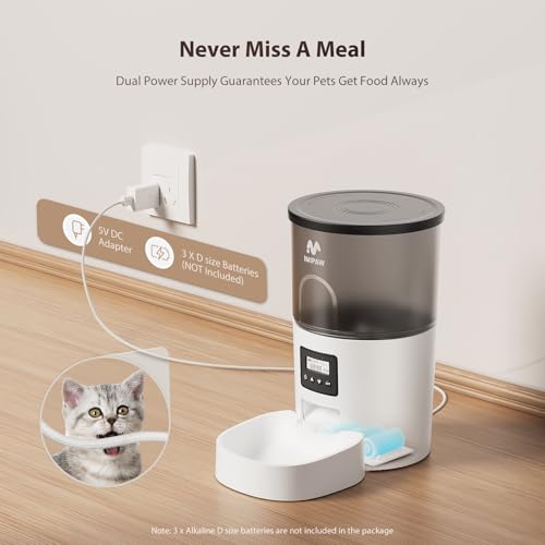 Automatic Cat Feeder and Water Fountain