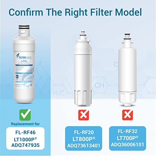 LT1000PC Refrigerator Water Filter and Air Filter (3 Count)