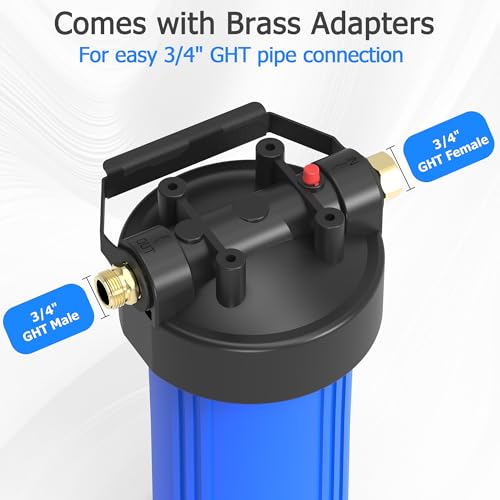 HHB10 RV Water Filter System with 0.2 Micron Composite Filter