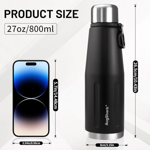 27oz Stainless Steel Insulated Water Bottle Travel Coffee Cup with Lid Leak Proof Metal Water Bottle for Hot and Cold Drink Water Flask