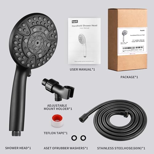 10 Spray Shower Head with Handheld