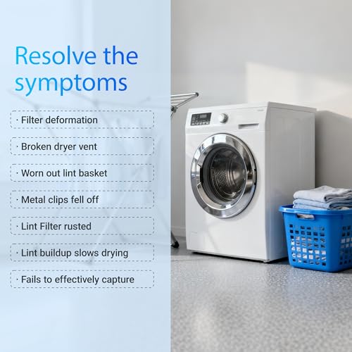 W10828351 Dryer Lint Filter & Cover Fit for Whirlpool Kenmore Washer