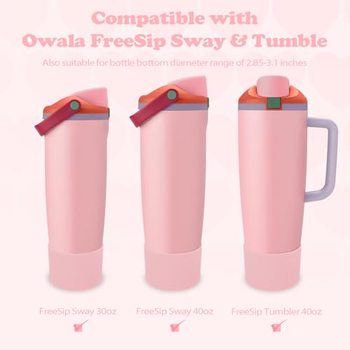 Silicone Boot for Owala 30oz & 40oz FreeSip Sway Bottles & Tumblers