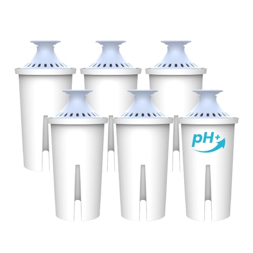 Alkaline Water Filter Replacement for Brita® Filter (6 Count)
