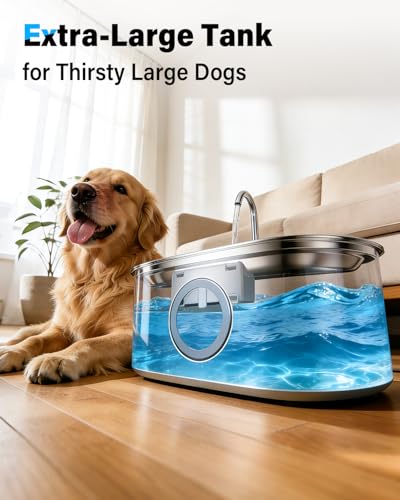4.2Gal Dog Water Fountain for Large Dogs