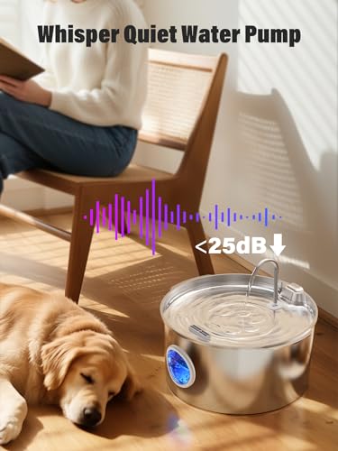 3.4Gal Dog Water Fountain for Large Dogs