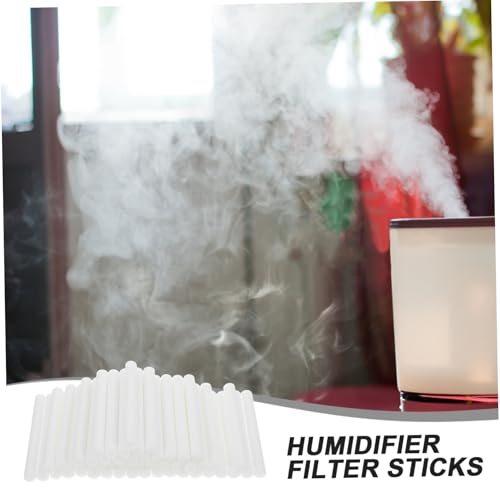 50pcs Cotton Sticks Diffuser for Essential Oils Humidifier Filters Humidifier Car Accessory White
