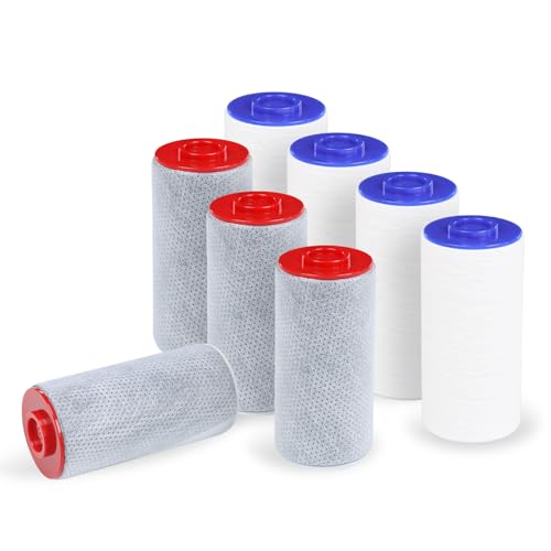 Replacement Filter Set Compatible with Weddell Duo Shower Water Filtration (8 Count)
