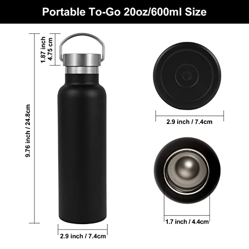 20 oz Insulated Water Bottles (8 Count)