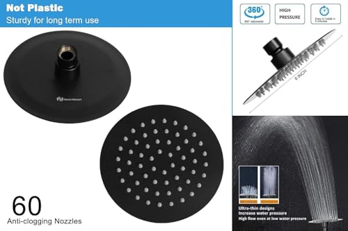 Shower Head and 15 Stage Shower Filter Combo