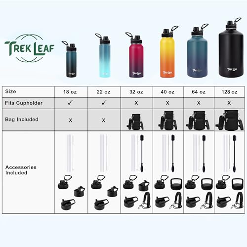 Travel Water Bottle with 3 Lids