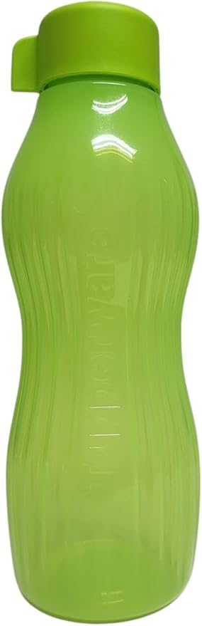 Tupperware to Go Eco Easy Flip Top Xtrem Aquadrop Water Bottle with Clip Closure (880 ml, Neon Green)