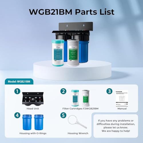 WGB21BM 2 Stage Whole House Water Filtration System