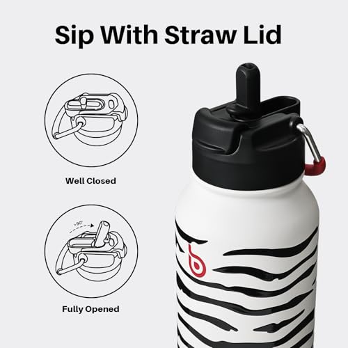 32oz Insulated Water Bottle with Pill Box