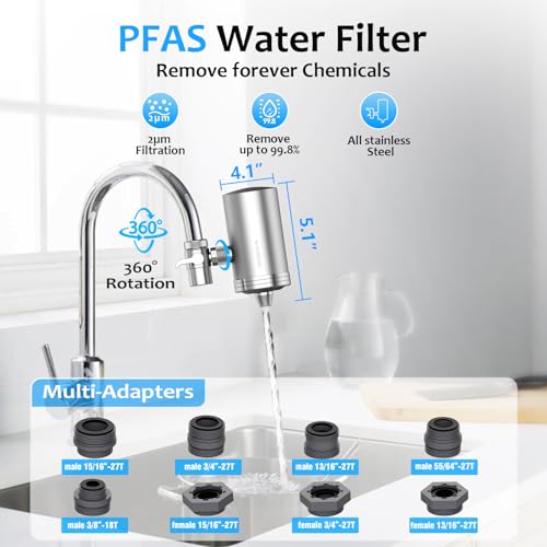 Stainless Steel Water Filter for Sink Faucet