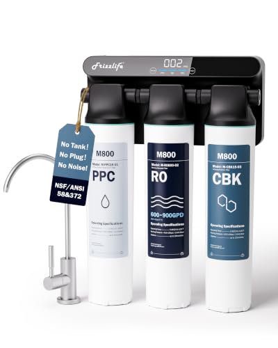 M800 Non Electric Tankless Reverse Osmosis Water Filter