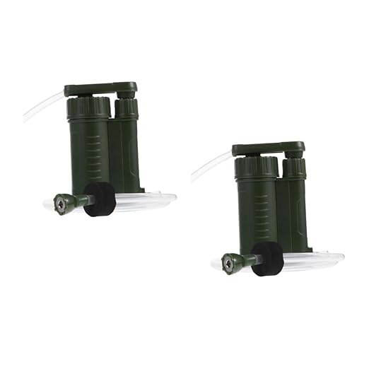 Kisangel 1pc Portable Water Purifier Filter for Hiking Camping Outdoor Survival Water Filter Durable Lightweight Design for Climbing Fishing and Emergency Use