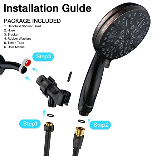 ORB High Pressure Shower Head with Handheld