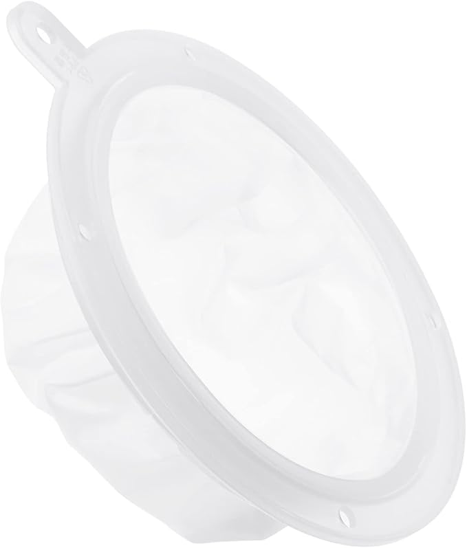 PATIKIL 6.1" O.D. Food Filter Strainer, 80 Mesh Kitchen Mesh Filters Strainers Fine Mesh Sieve for Juice, Coffee, Soy Milk Filtration, White