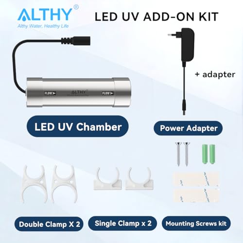 LED UV͎ Ultrąviolët Water Filter for Under Sink Water Purifier or Reverse Osmosis System