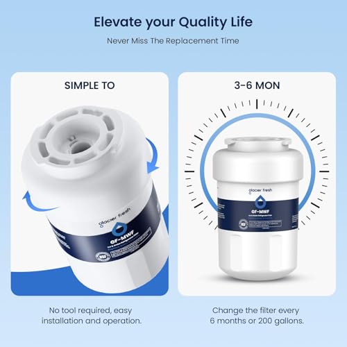 MWF Refrigerator Water Filter Compatible with GE