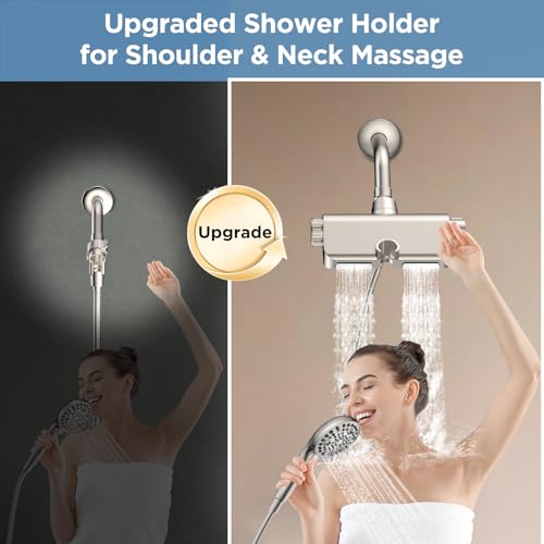 Filtered Shower Head with Handheld Combo Brushed Nickel