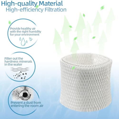 HC888 Humidifier Wicking Filter C Replacement for Honeywell HCM (4 Count)