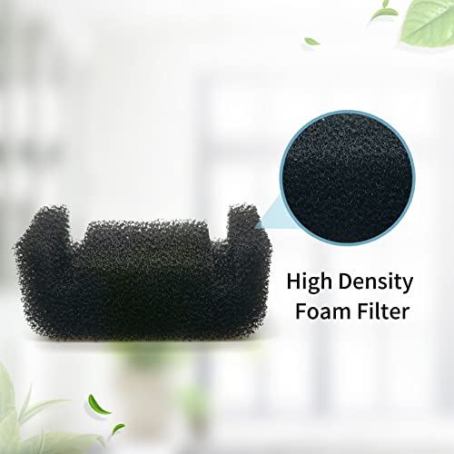4 Pack Cat Water Fountain Filters with 4 Sponges