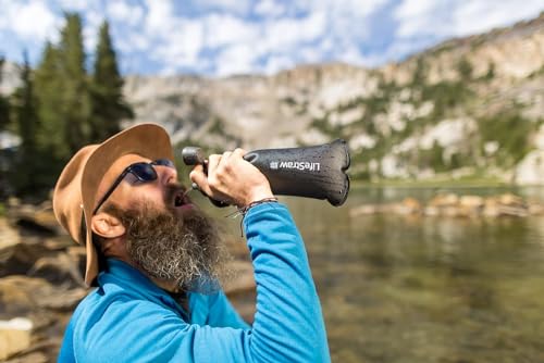 Peak Series Collapsible Squeeze Bottle Water Filter System