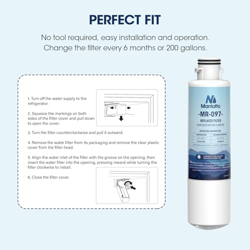 MIWF6200 Water Filter Replacement for Midea MIWF6200 (3 Count)