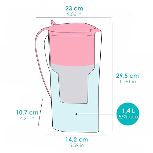 Alkaline Water Filter Pitcher Removes Fluoride