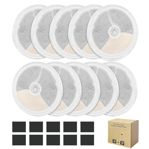 Upgraded Filter Units 3.0 for Cat Water Fountain E versweet 2S (10 Count)