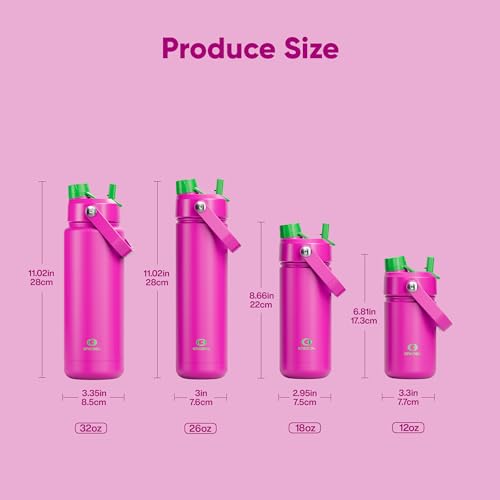 Kids Insulated Water Bottle with Straw